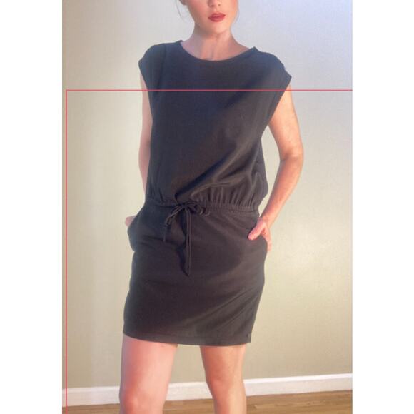 Masion Scotch Miami Deco Darling! Black Dress ~ Size 2 ~ Chic & Easy Travel - Picture 3 of 11